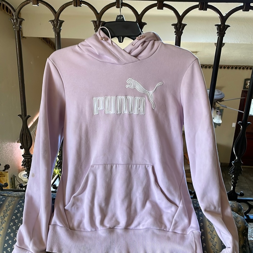 Lilac puma hoodie